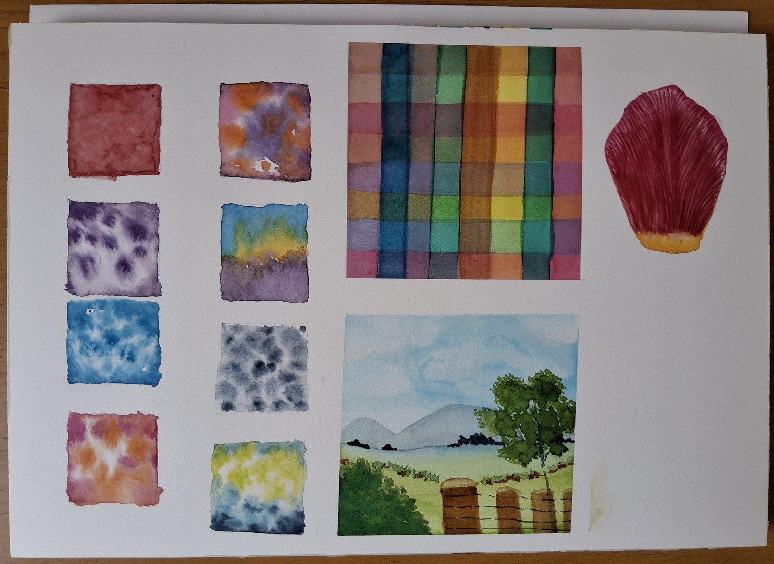 I feel I'm growing in watercolor painting. - image 1 - student project
