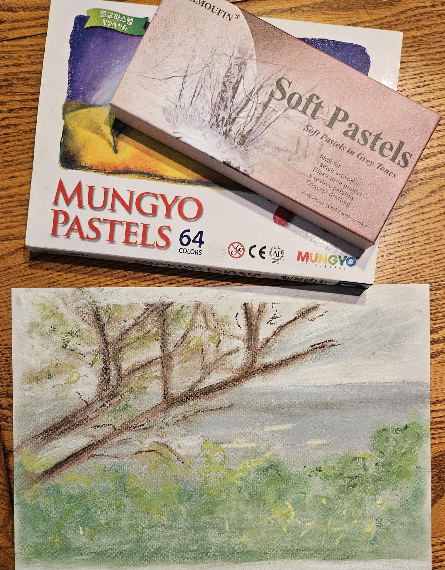 Pastel sketch E Hopper - image 2 - student project