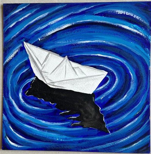 Water ripples magic in acrylics - image 3 - student project