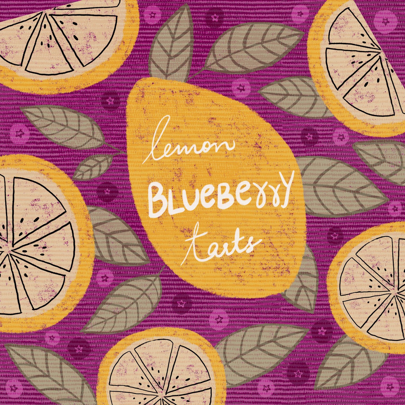 Lemon Blueberry tarts and Rosemary Mocktail - image 2 - student project