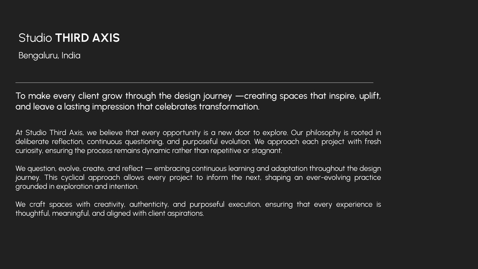 Studio Third Axis Branding - image 2 - student project