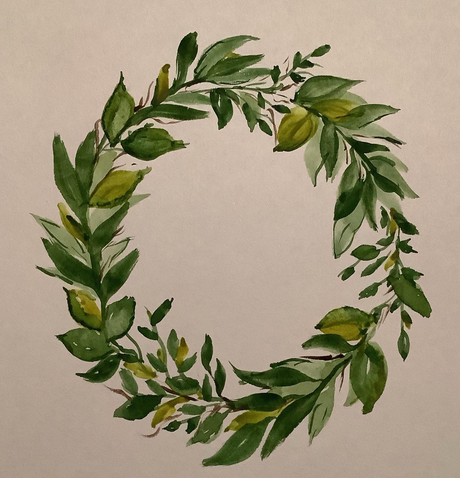 Leafy Wreath - image 1 - student project