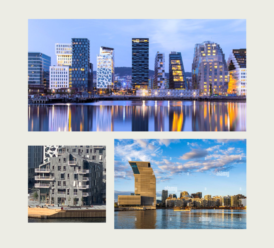 Monochrome Oslo skyline - image 1 - student project