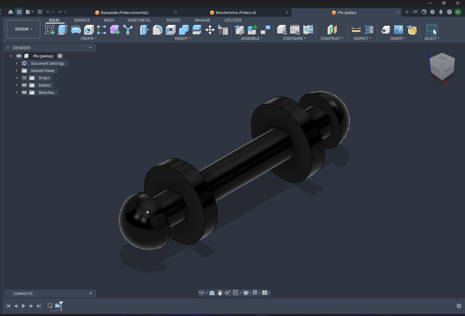 Pulley Assembly - image 3 - student project
