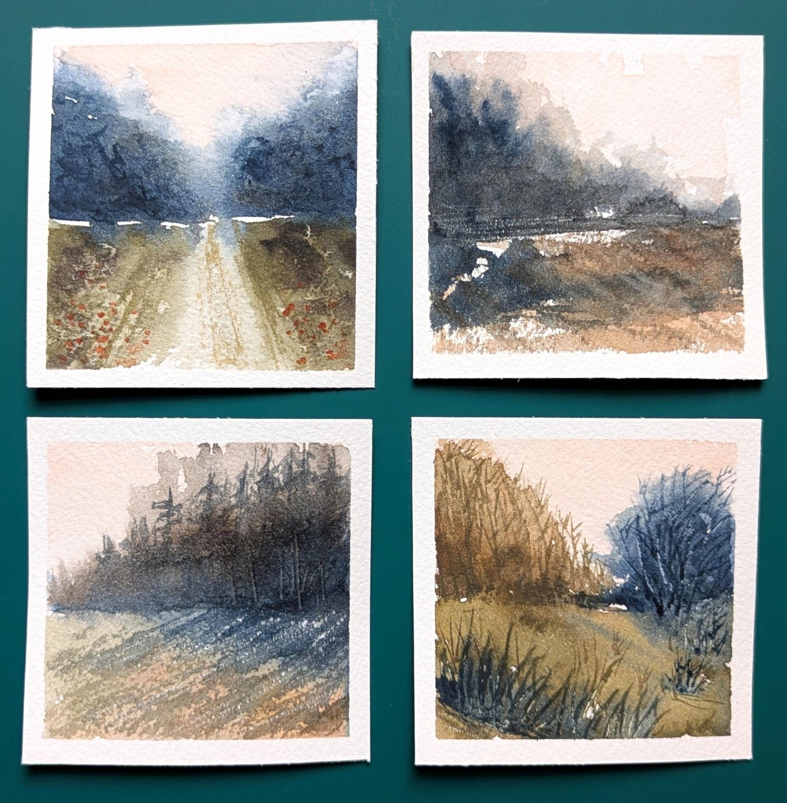 Mini Watercolour Landscapes - image 2 - student project