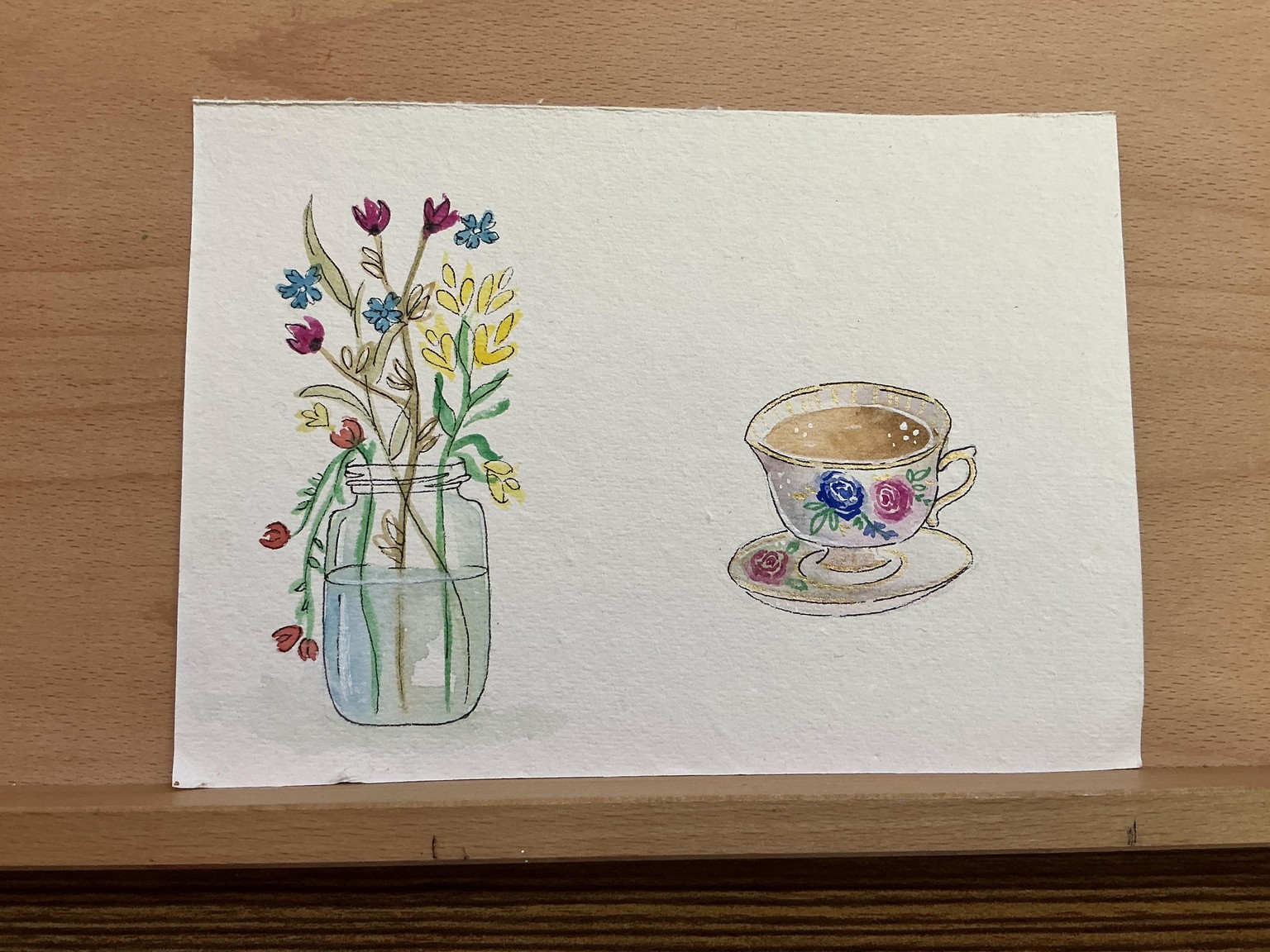 Watercolour practice - image 1 - student project