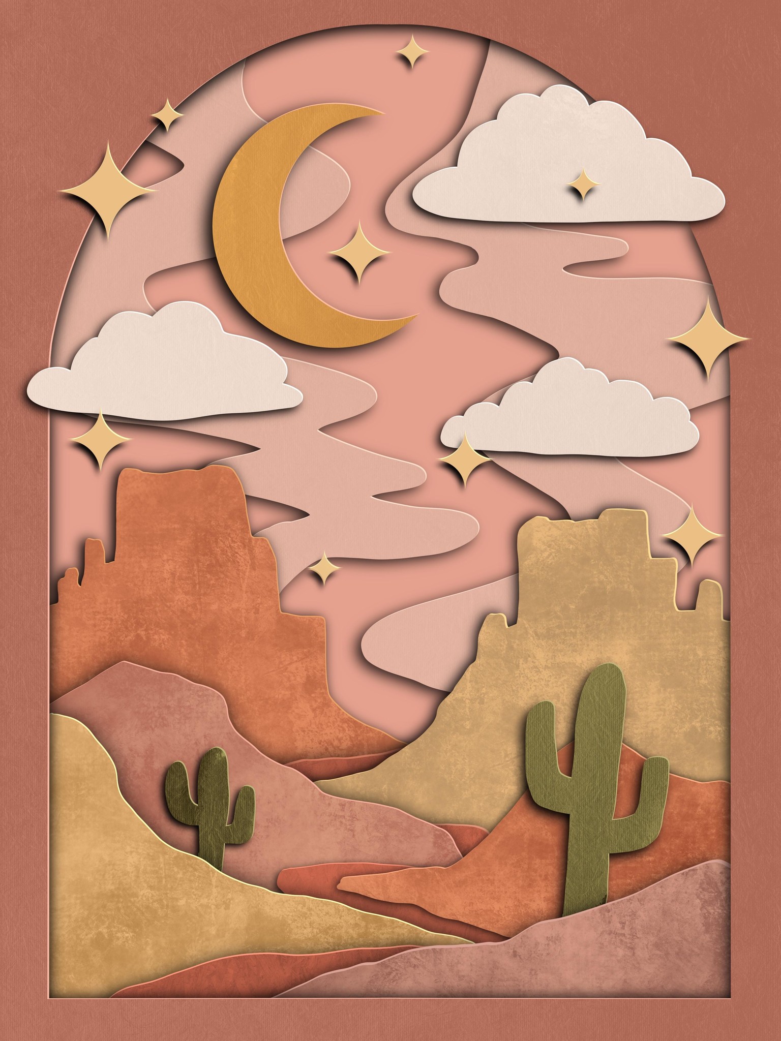 Colorful Western Scene - image 1 - student project