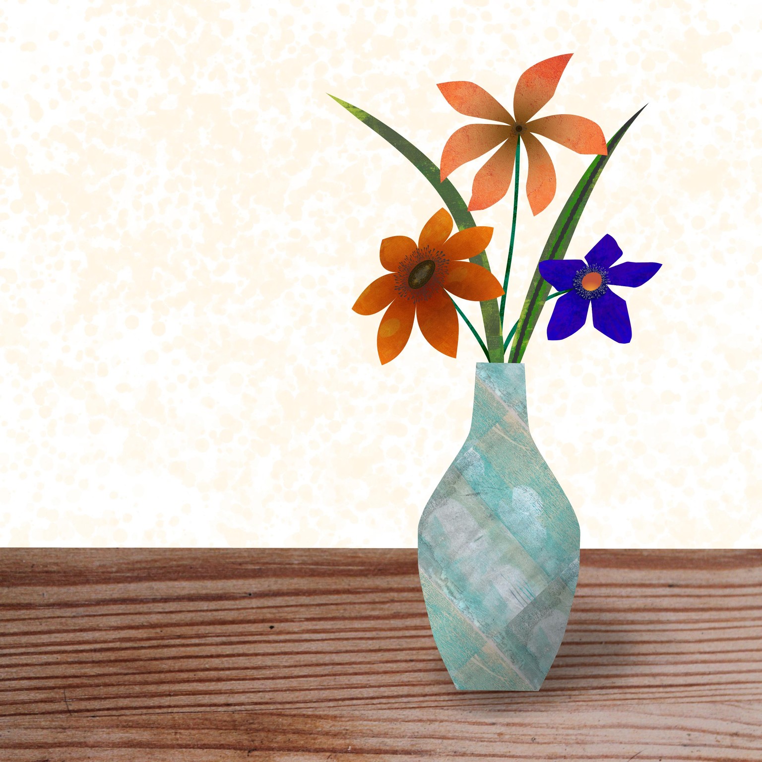 Trio of Flowers - image 1 - student project