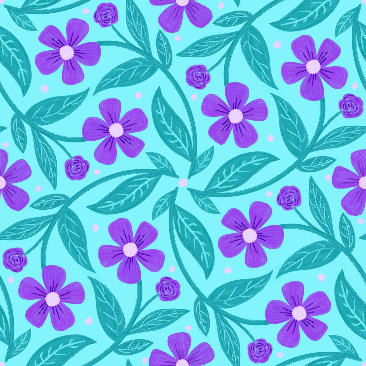 My Flower Pattern - image 4 - student project
