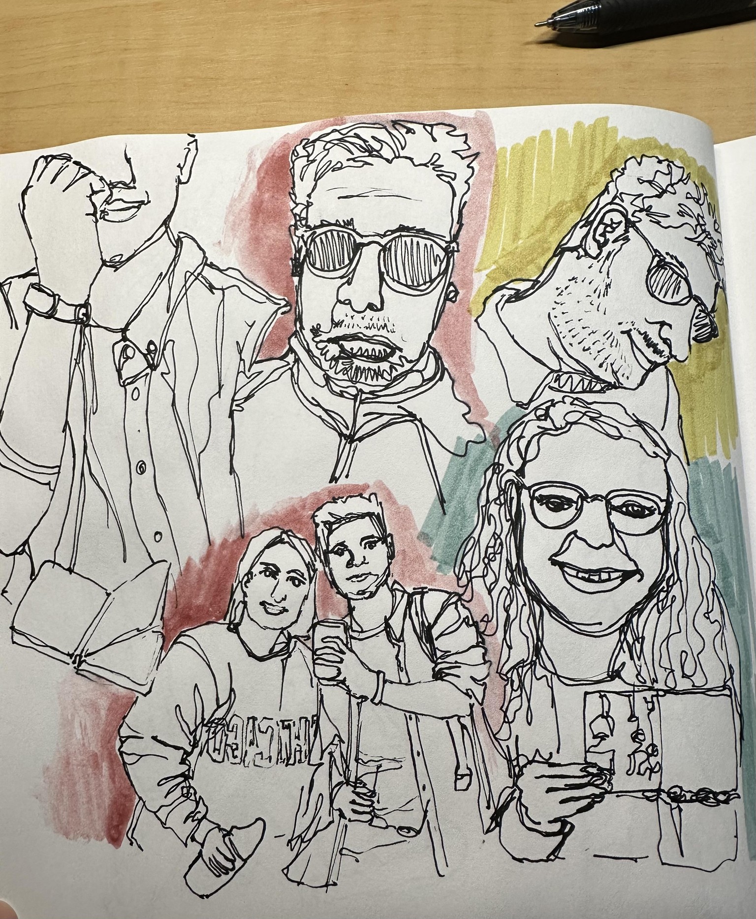 No Effort People Sketches - image 7 - student project
