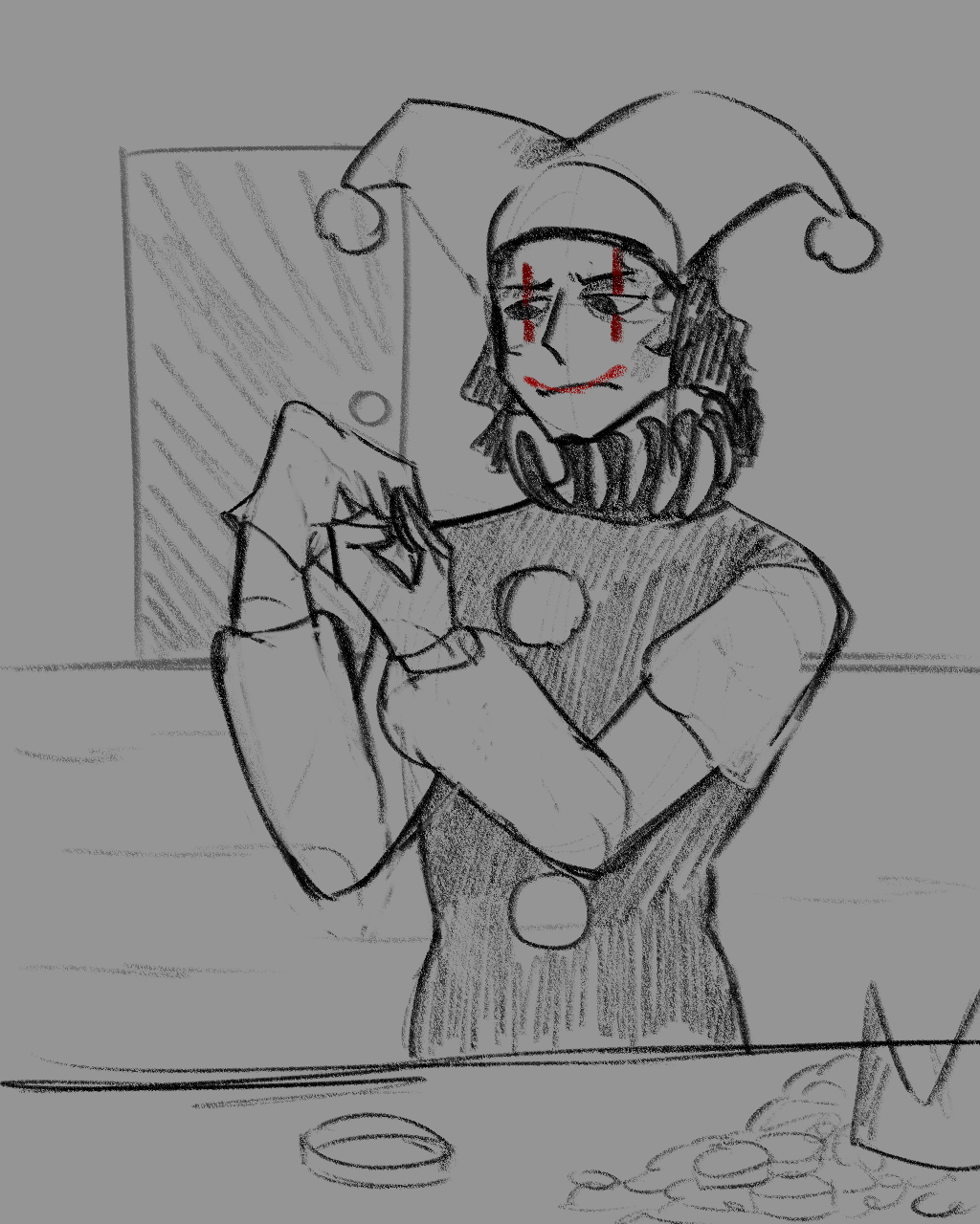 a jester character - image 2 - student project