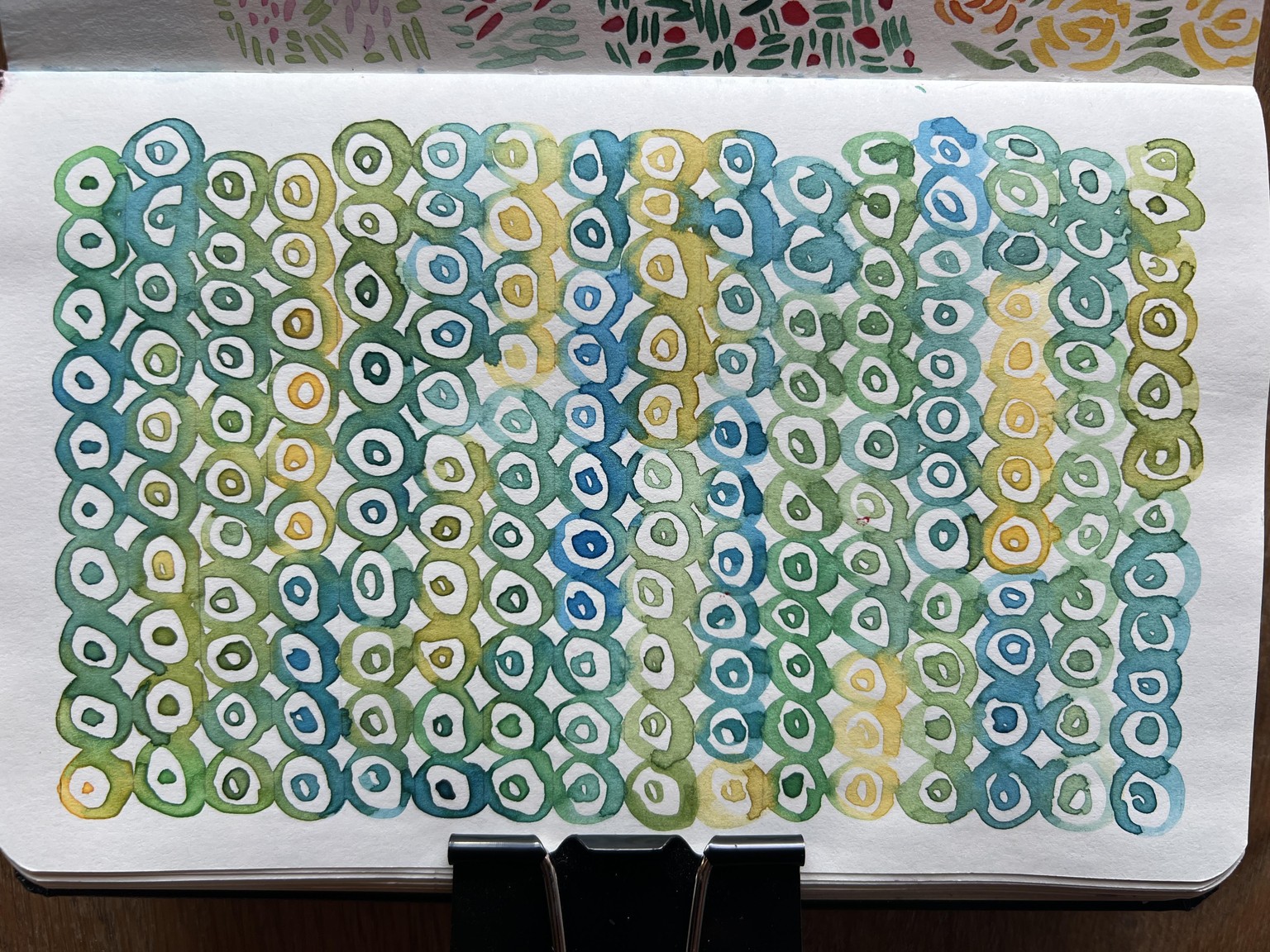 Watercolor patterns - image 5 - student project