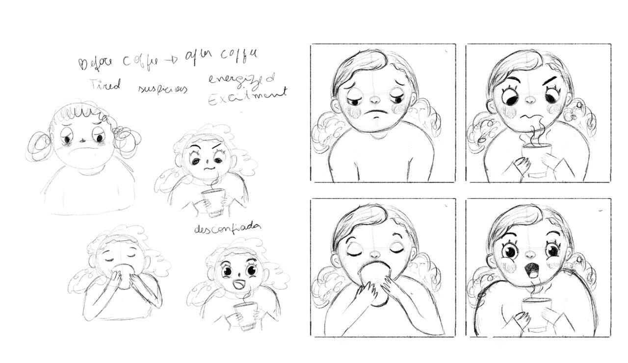 Antes do café → Depois do café - image 1 - student project
