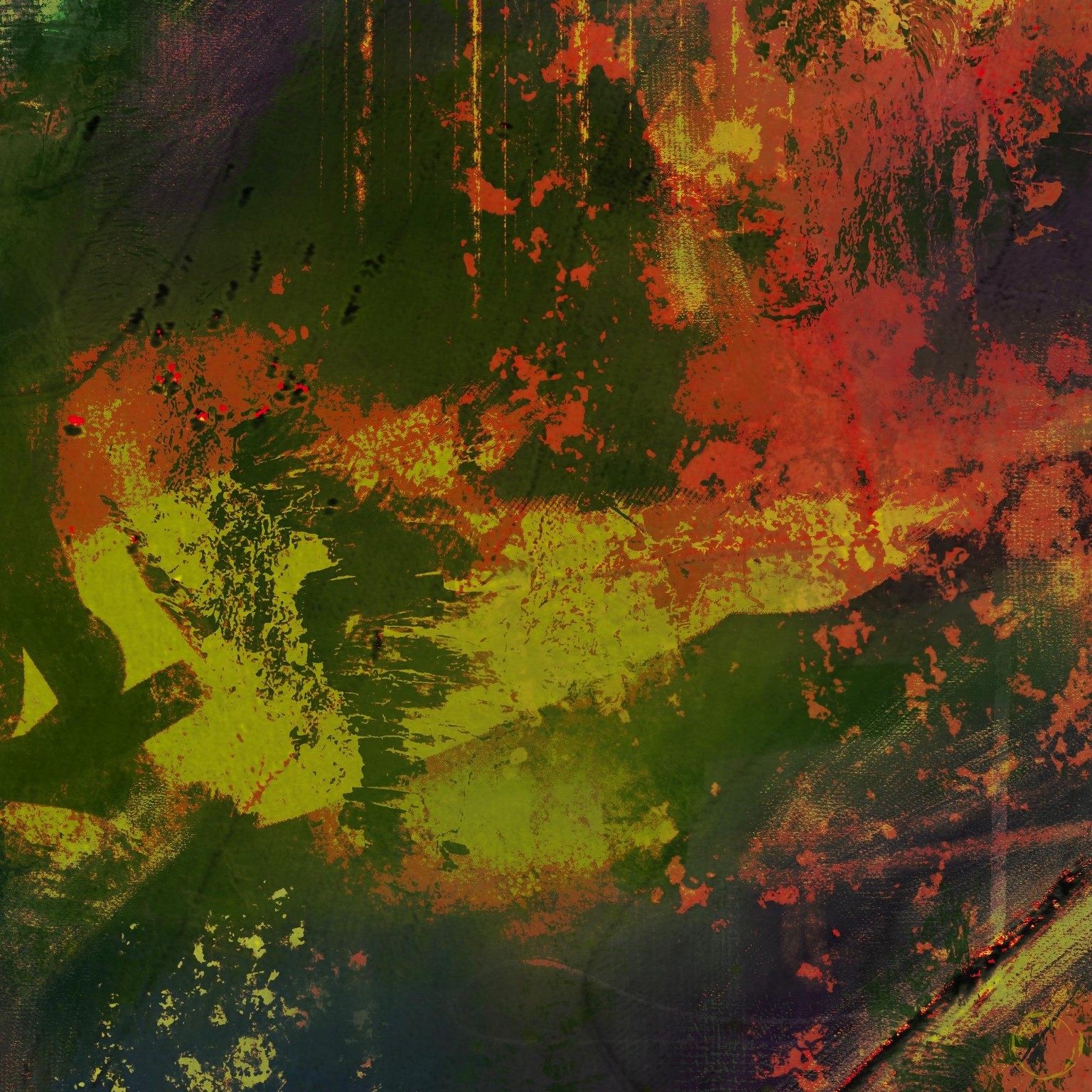 Abstract Painting in Procreate - image 1 - student project