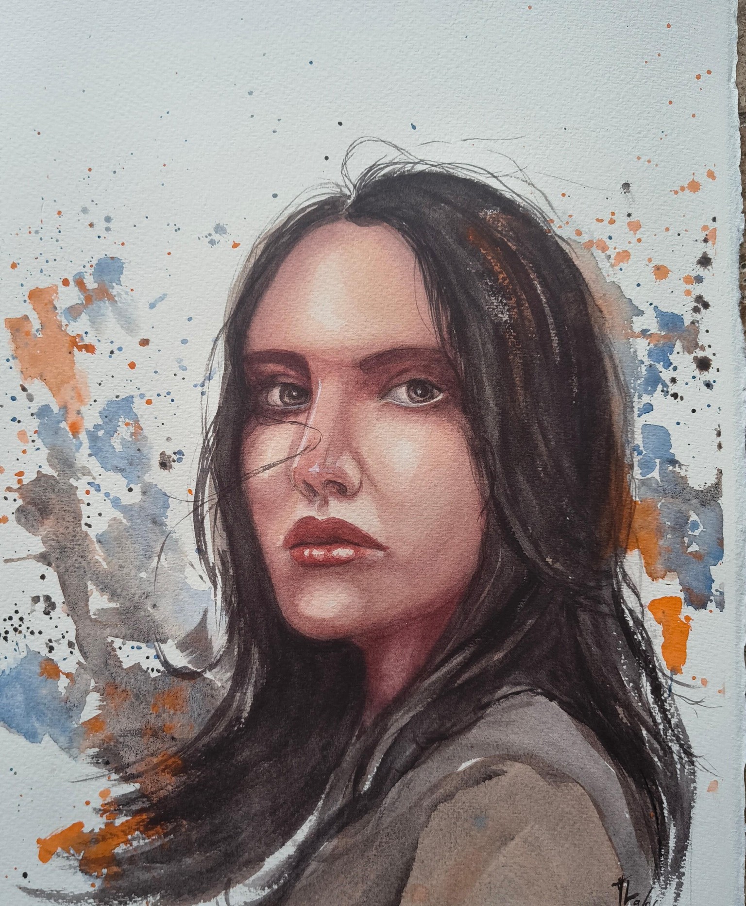 Limited palette portrait - image 1 - student project