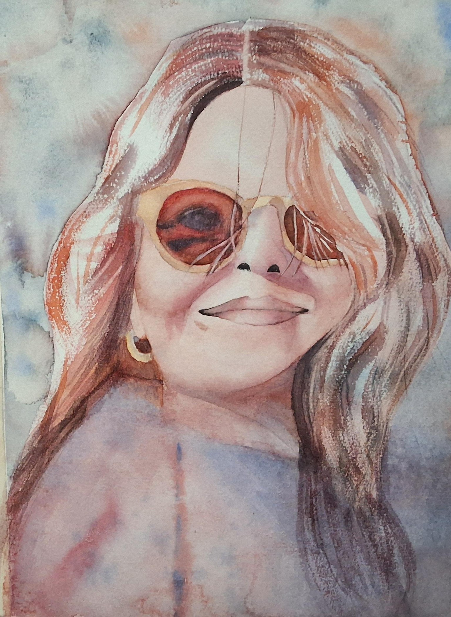 Watercolor portrait  challenge. . . wk 2. wk 3 - image 4 - student project