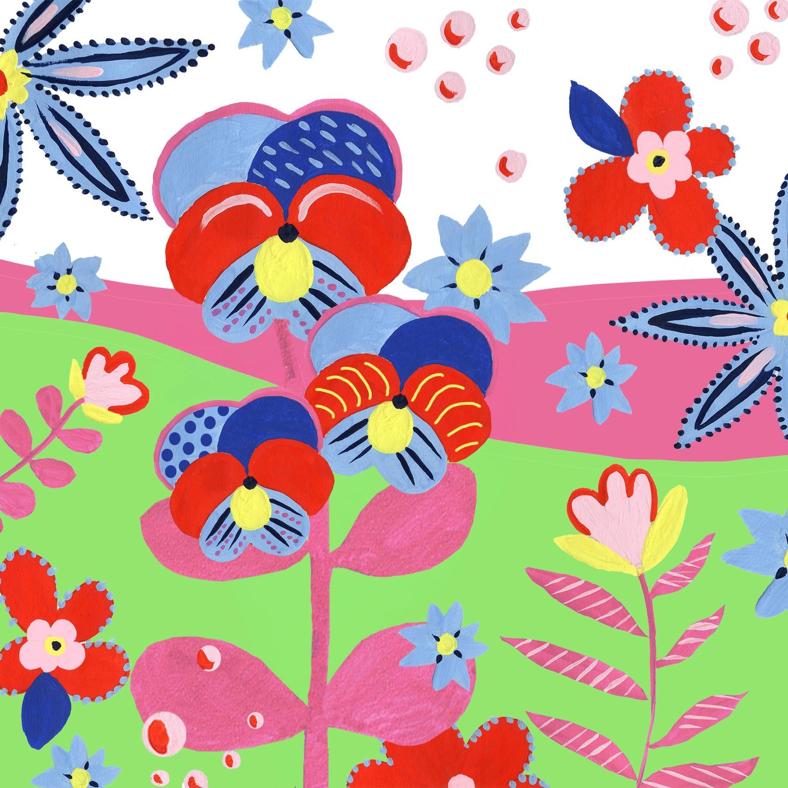 Floral greeting cards - image 1 - student project