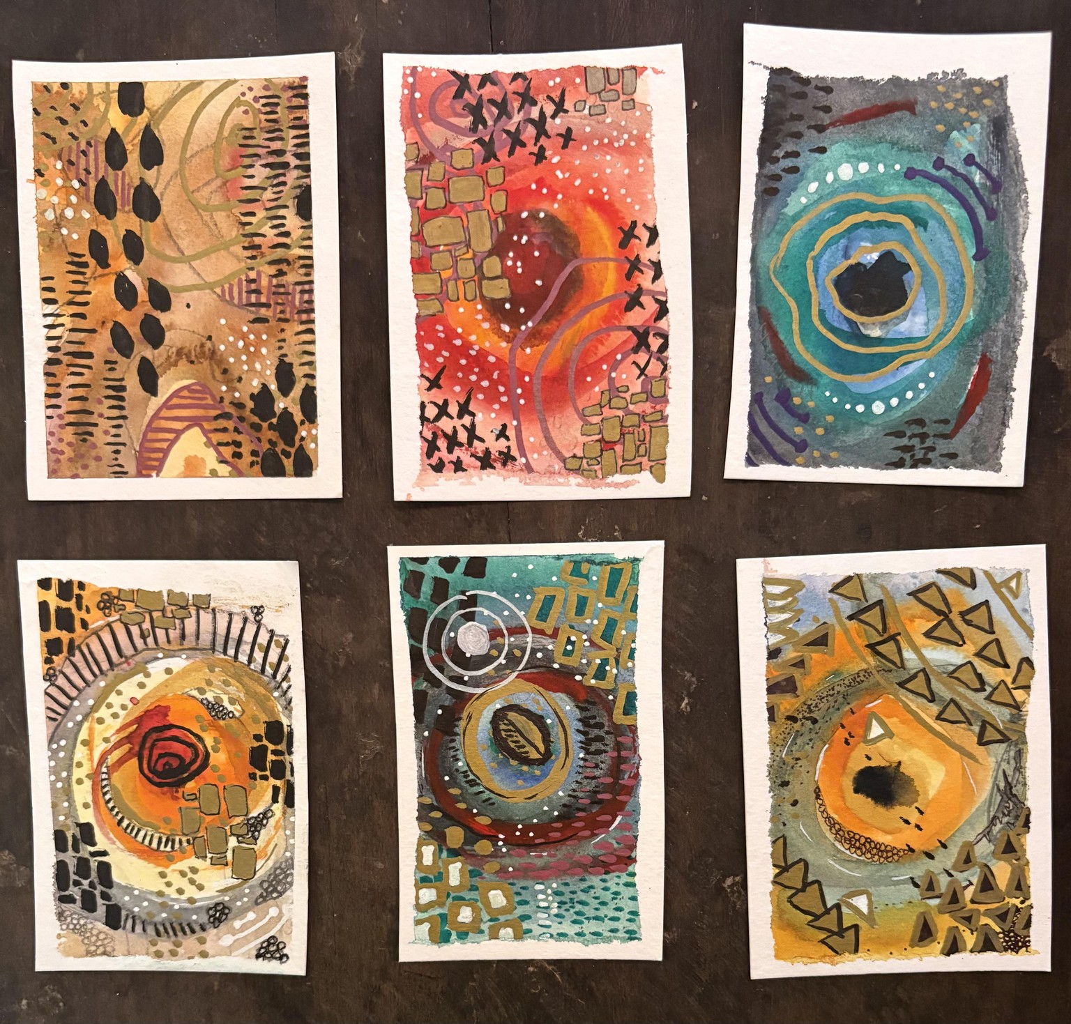 Kadinsky inspired circles - image 2 - student project