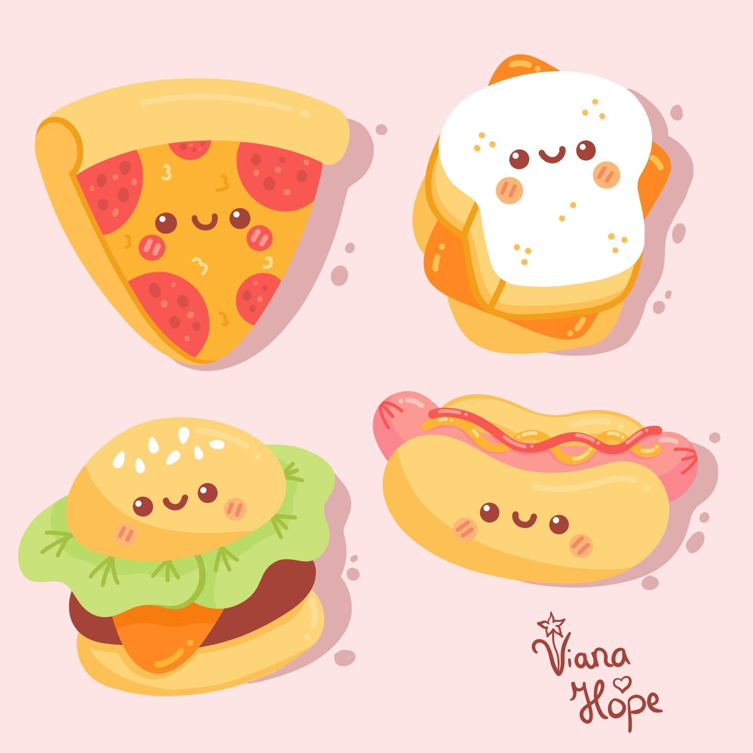 Kawaii Fastfood - image 1 - student project