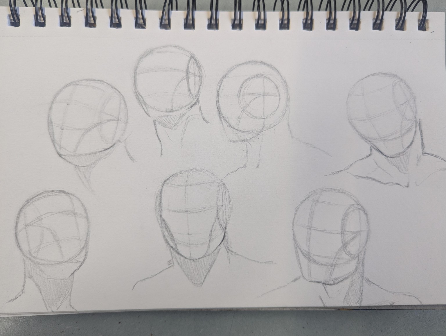 Sketchy Little Loomis Heads - image 1 - student project