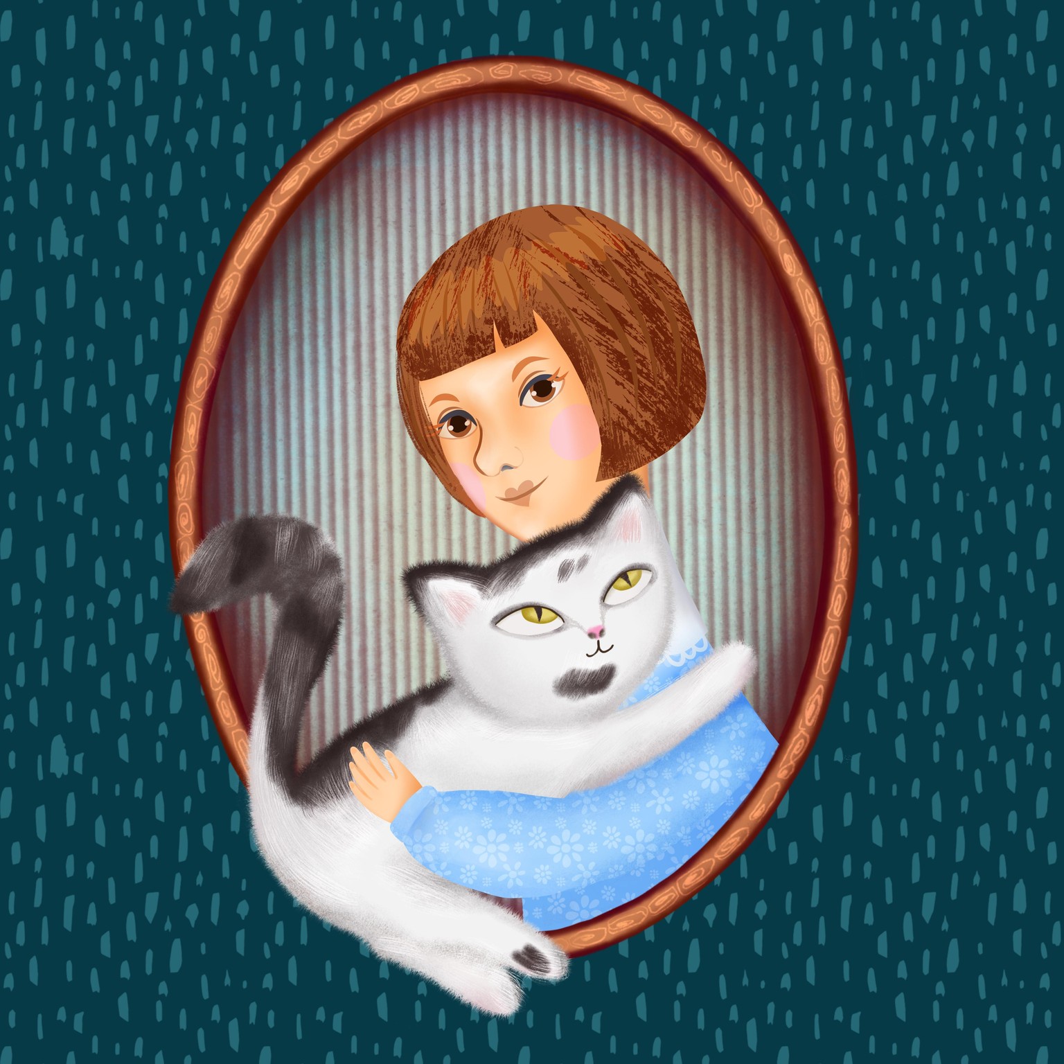 Portrait based on my cat - image 1 - student project
