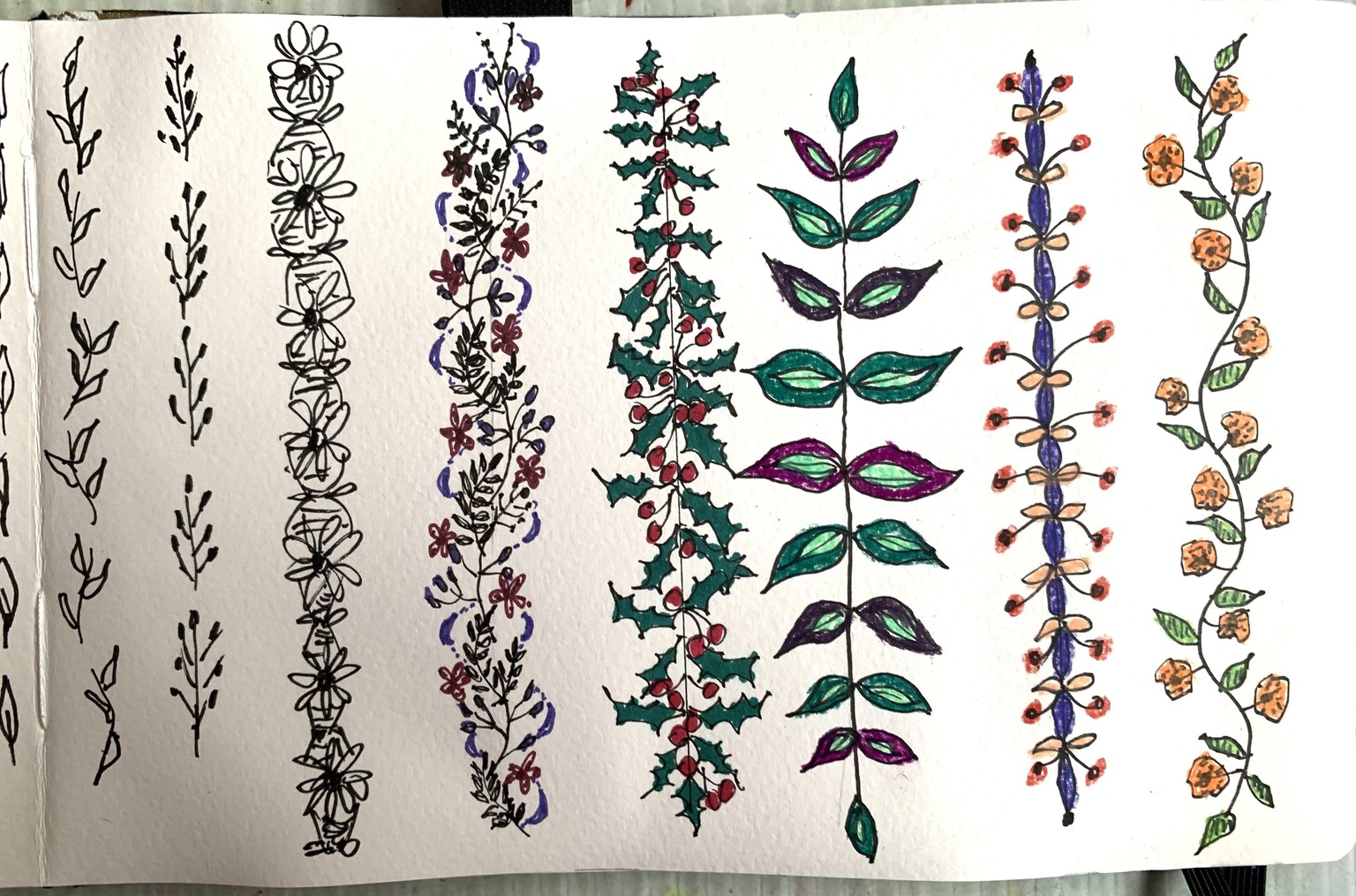 Botanical Doodles - image 1 - student project