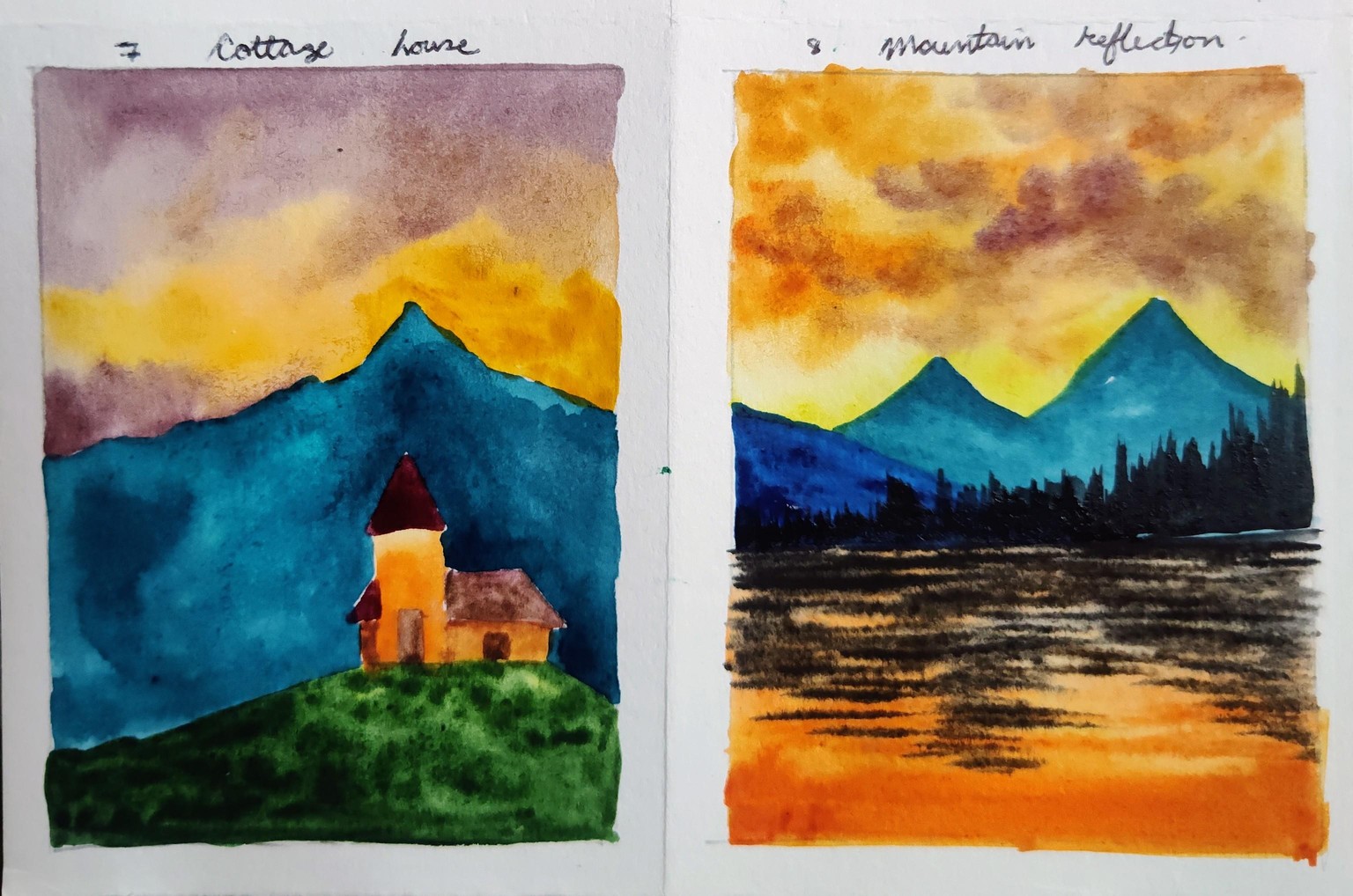 20 days watercolor with Umashree - image 1 - student project