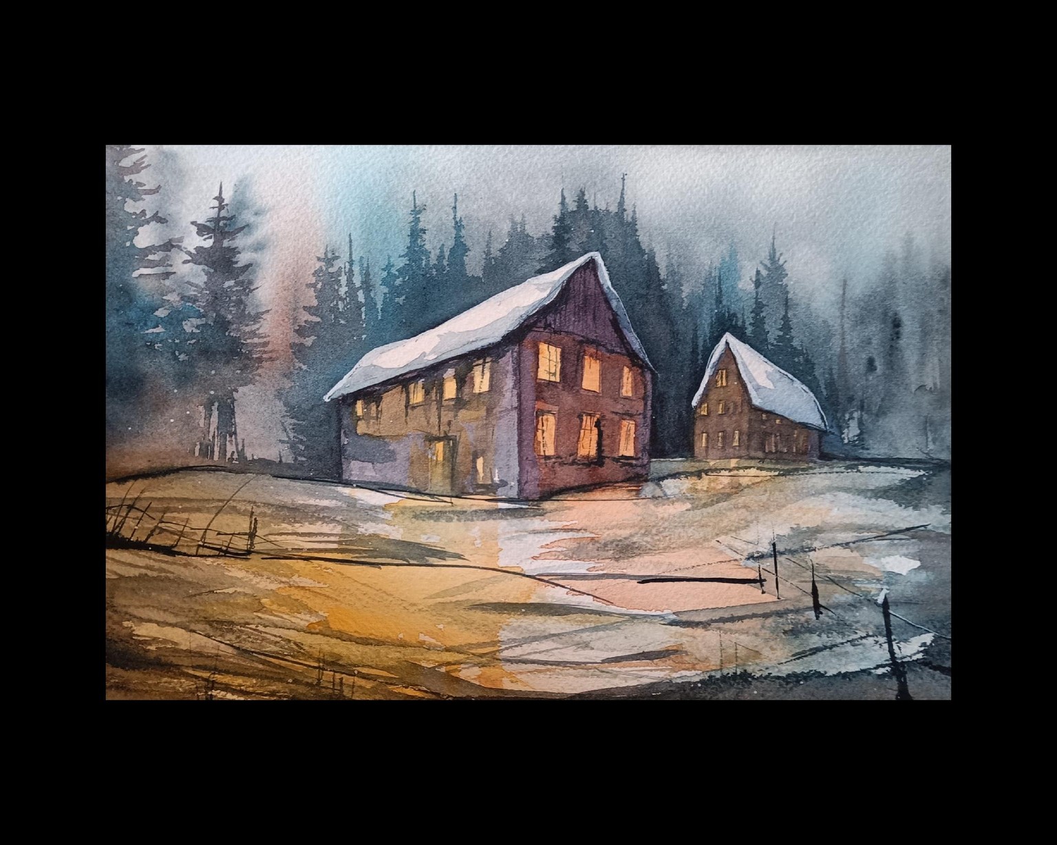 Aquarellübung - Perspektive - image 1 - student project