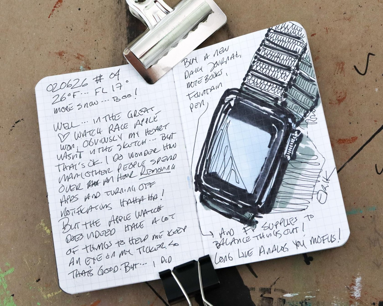 The start of my 7 day pocket sketchbook/journal - image 4 - student project