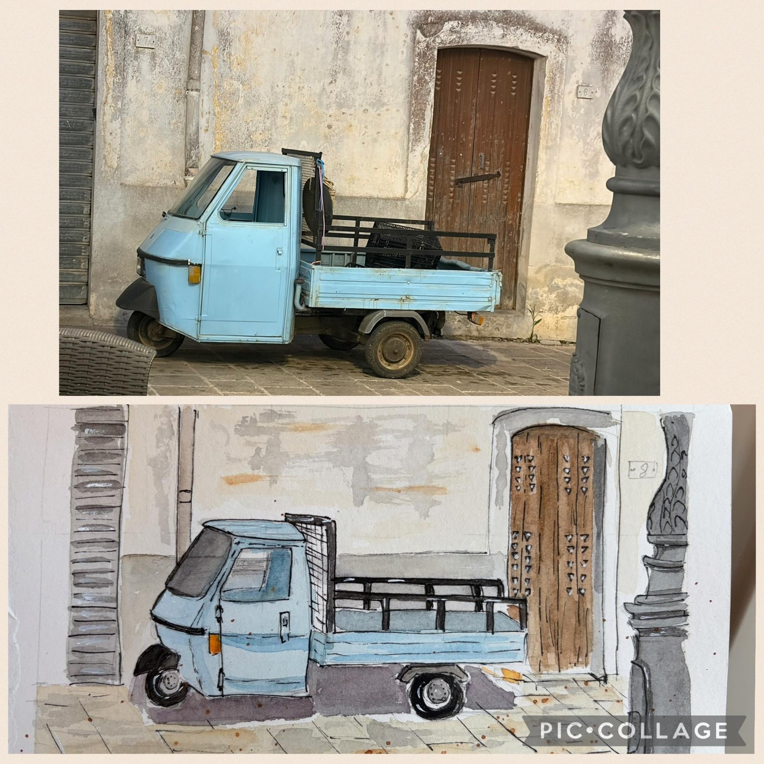 Urban sketching - image 1 - student project