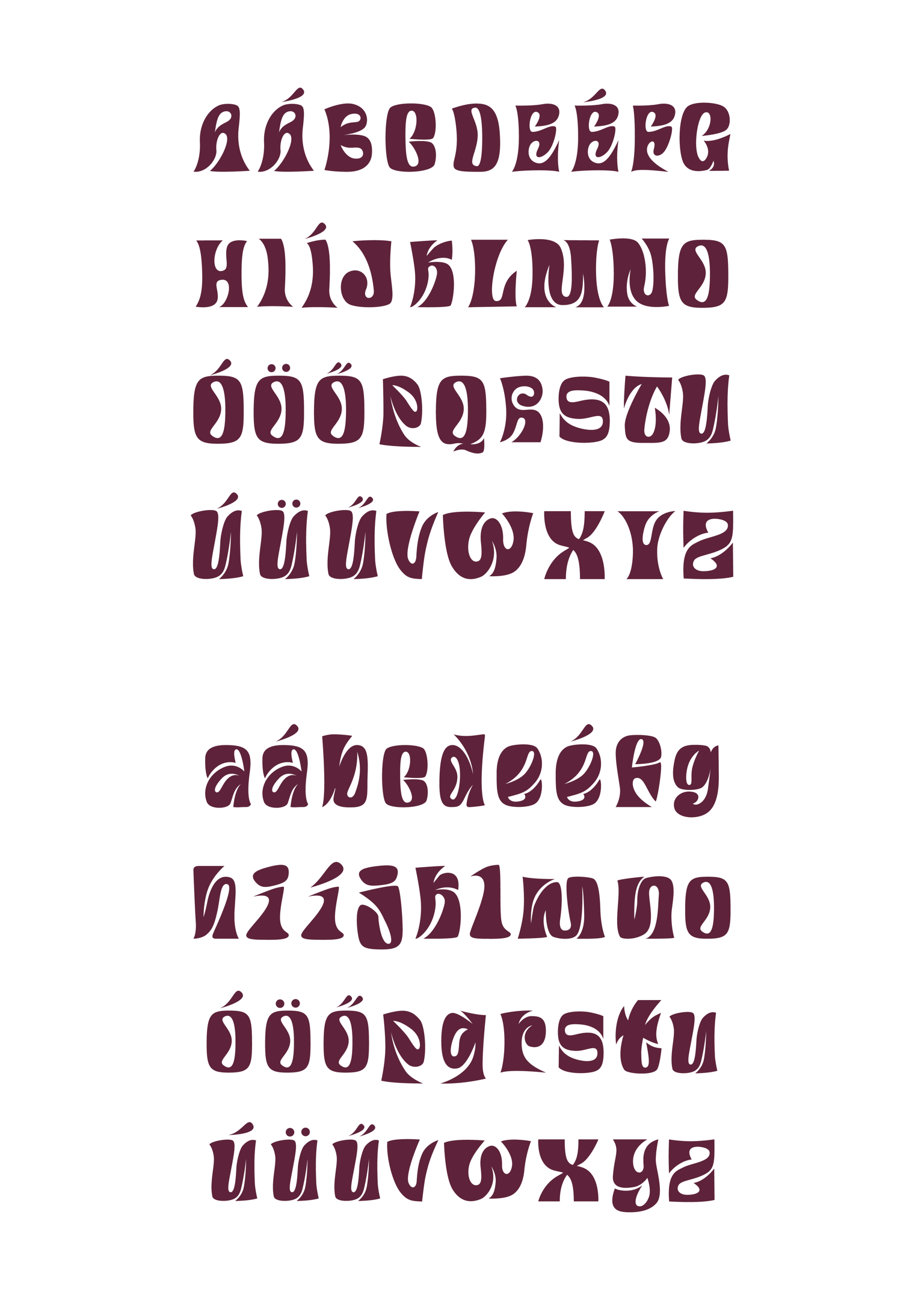 My First Font Design - image 1 - student project