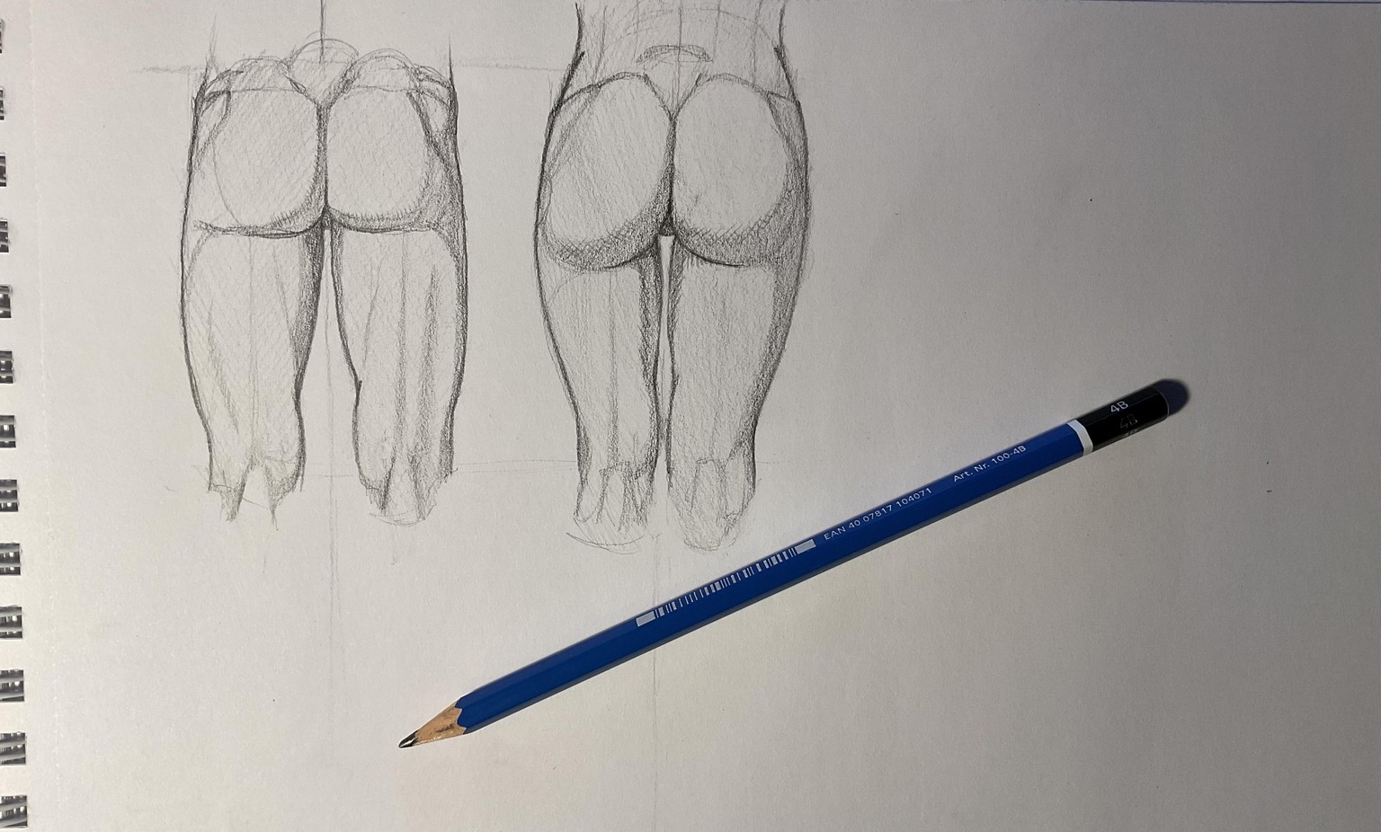 Leg anatomy studies. - image 3 - student project