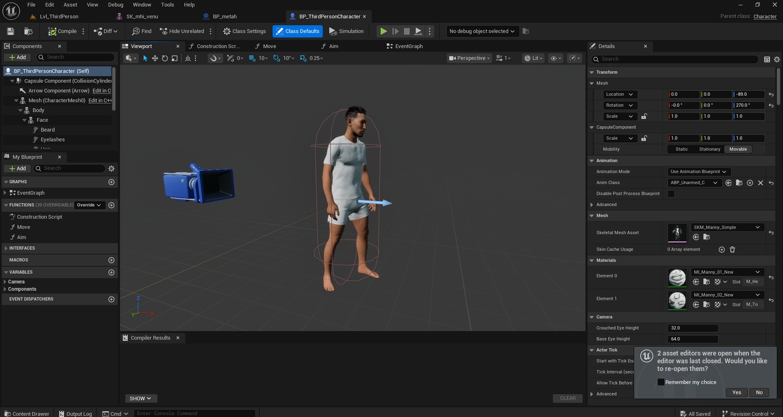 creating my own avatar in unreal engine - image 3 - student project