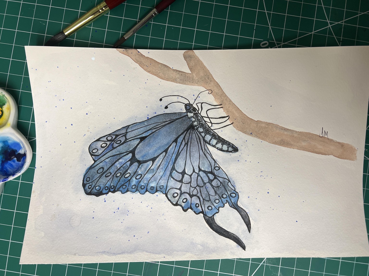 Abstract swallowtail butterfly - image 1 - student project