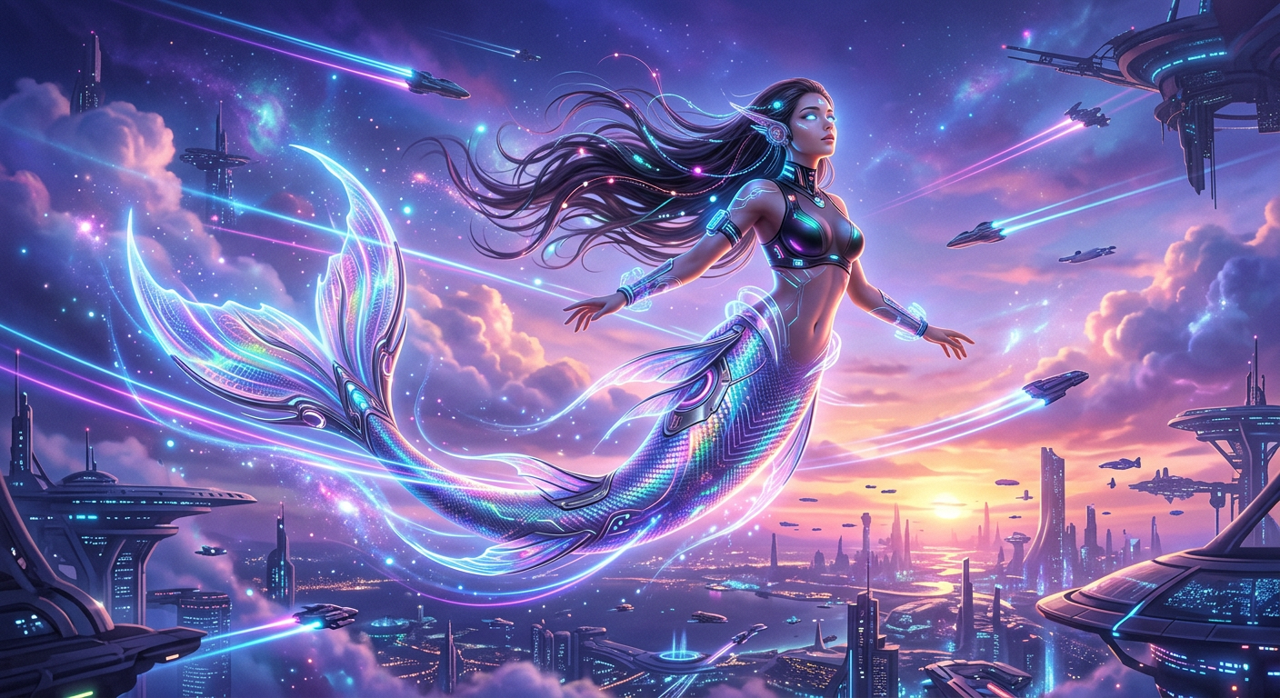 A Futuristic Mermaid - image 1 - student project