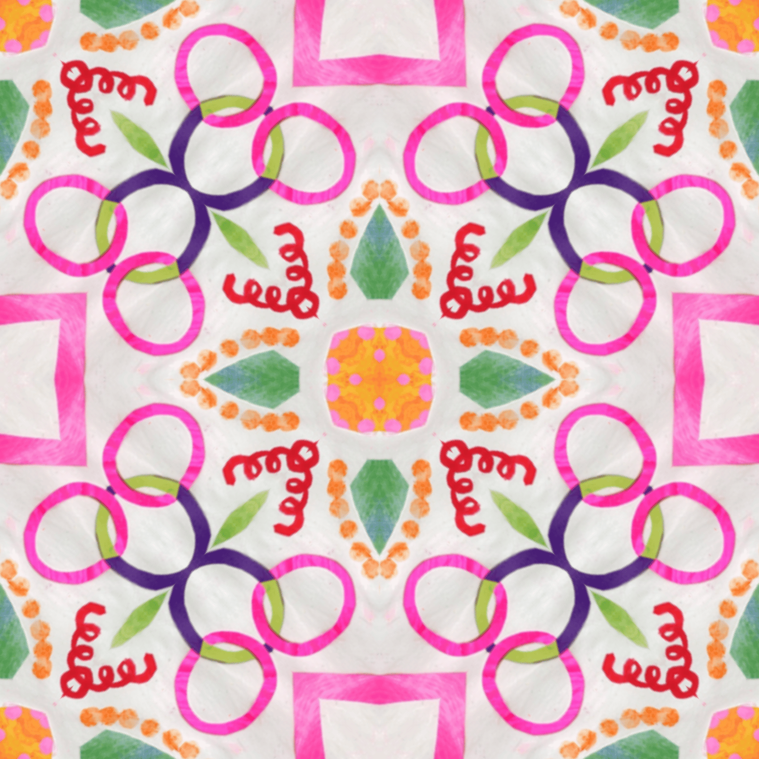 Floral wrapping paper - image 2 - student project