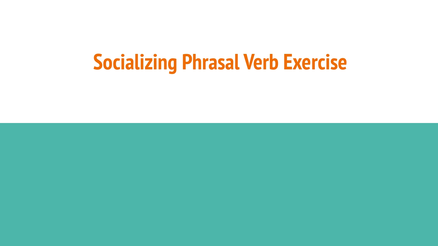 Common phrasal verbs - image 15 - student project
