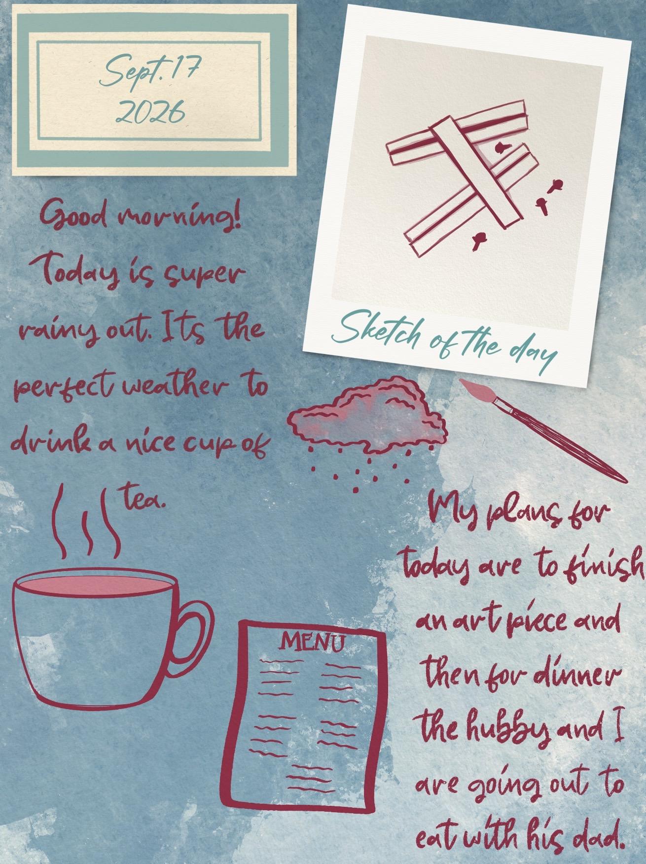 Art journal page inspired by this class - image 1 - student project