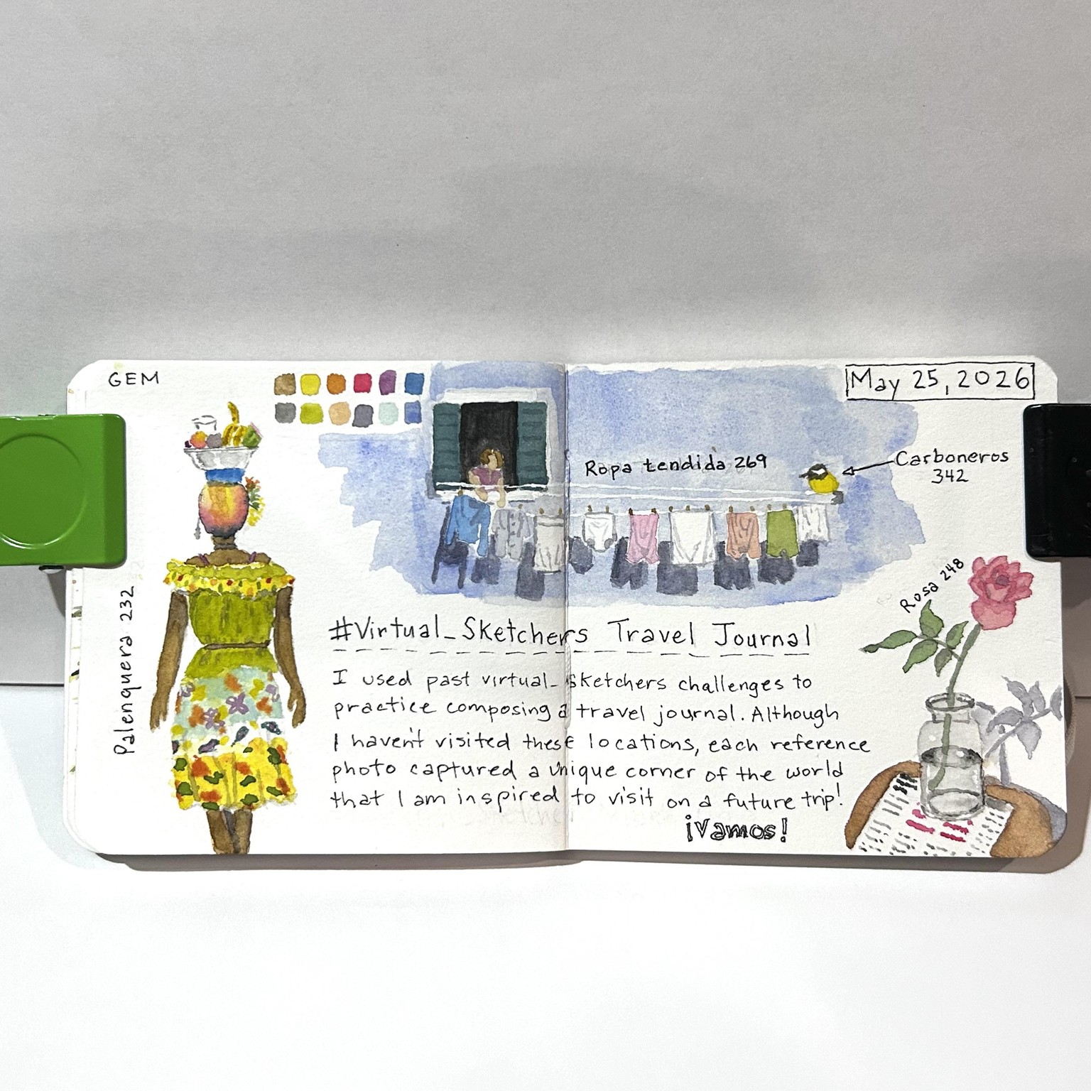 #virtual_sketchers travel journal - image 1 - student project