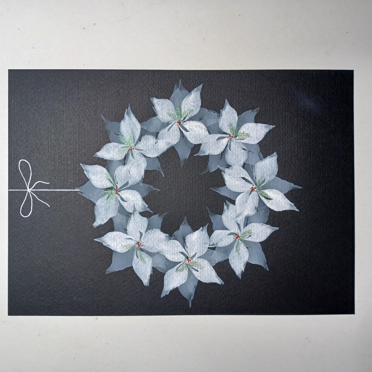 wedge brush wreath - image 3 - student project