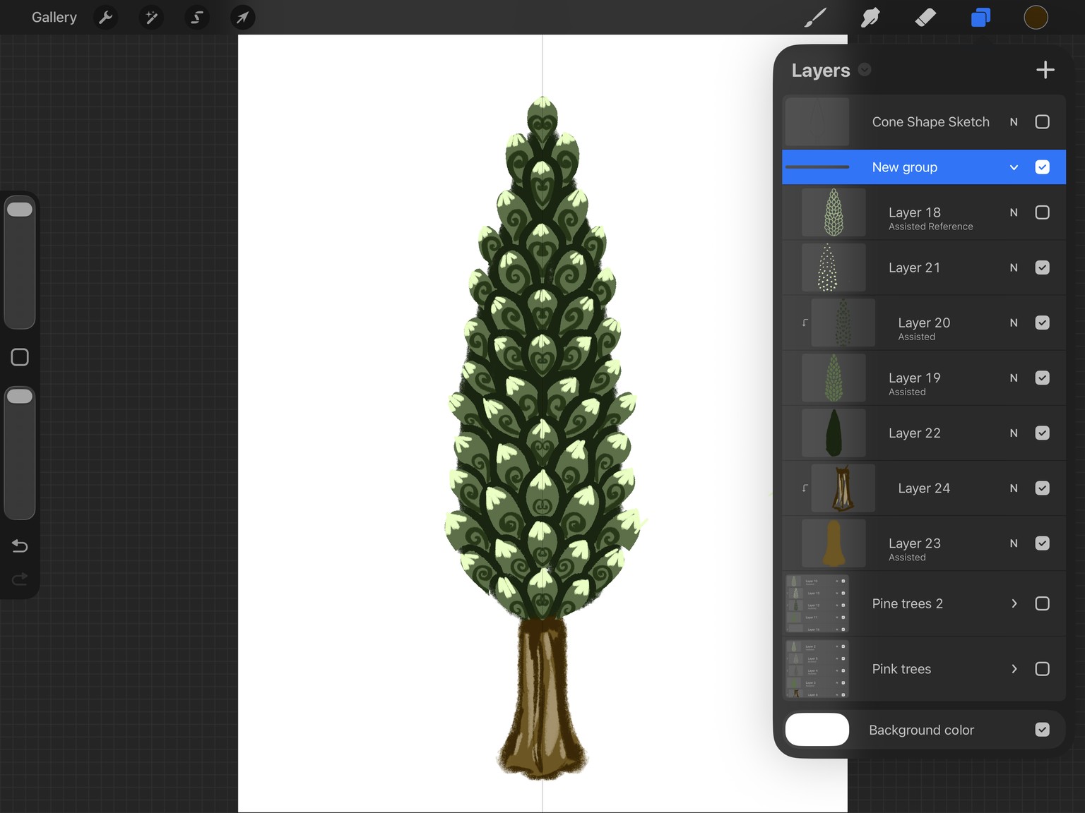 Tree of fortune -Pichwai art - image 10 - student project