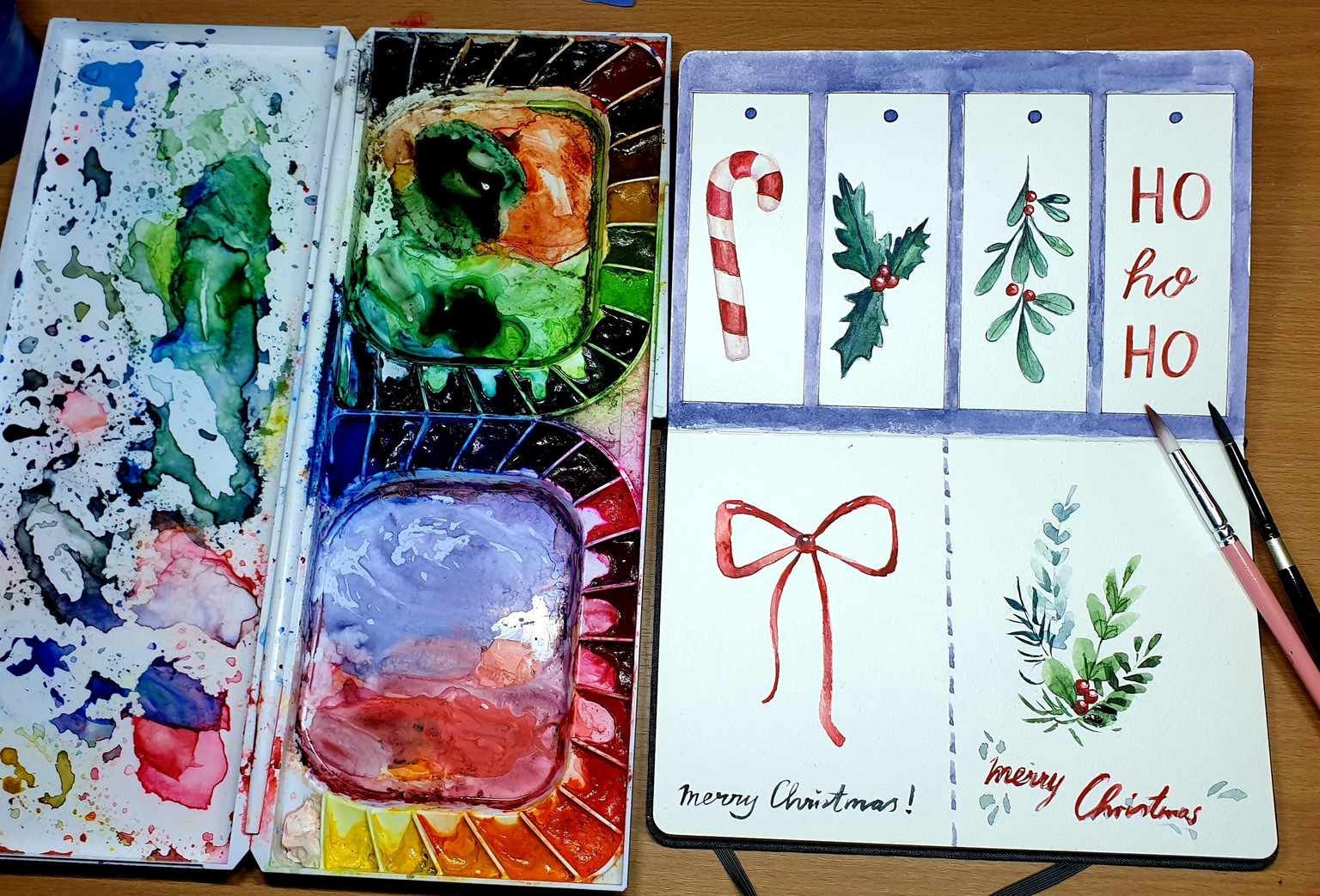 Simple and stylish Christmas card designs - image 1 - student project