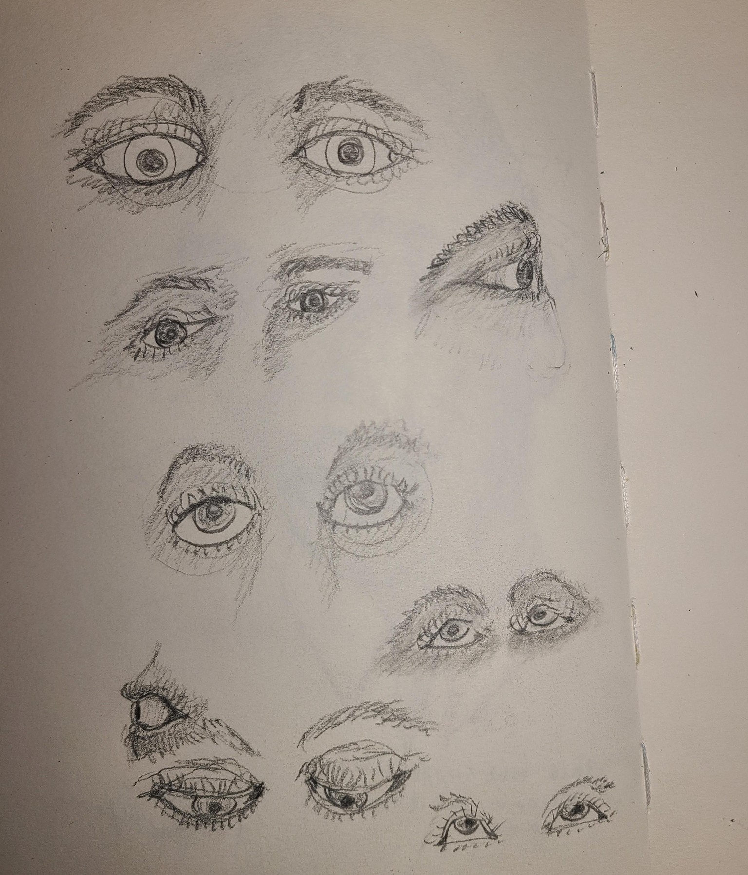 A Page of Eyes - image 1 - student project