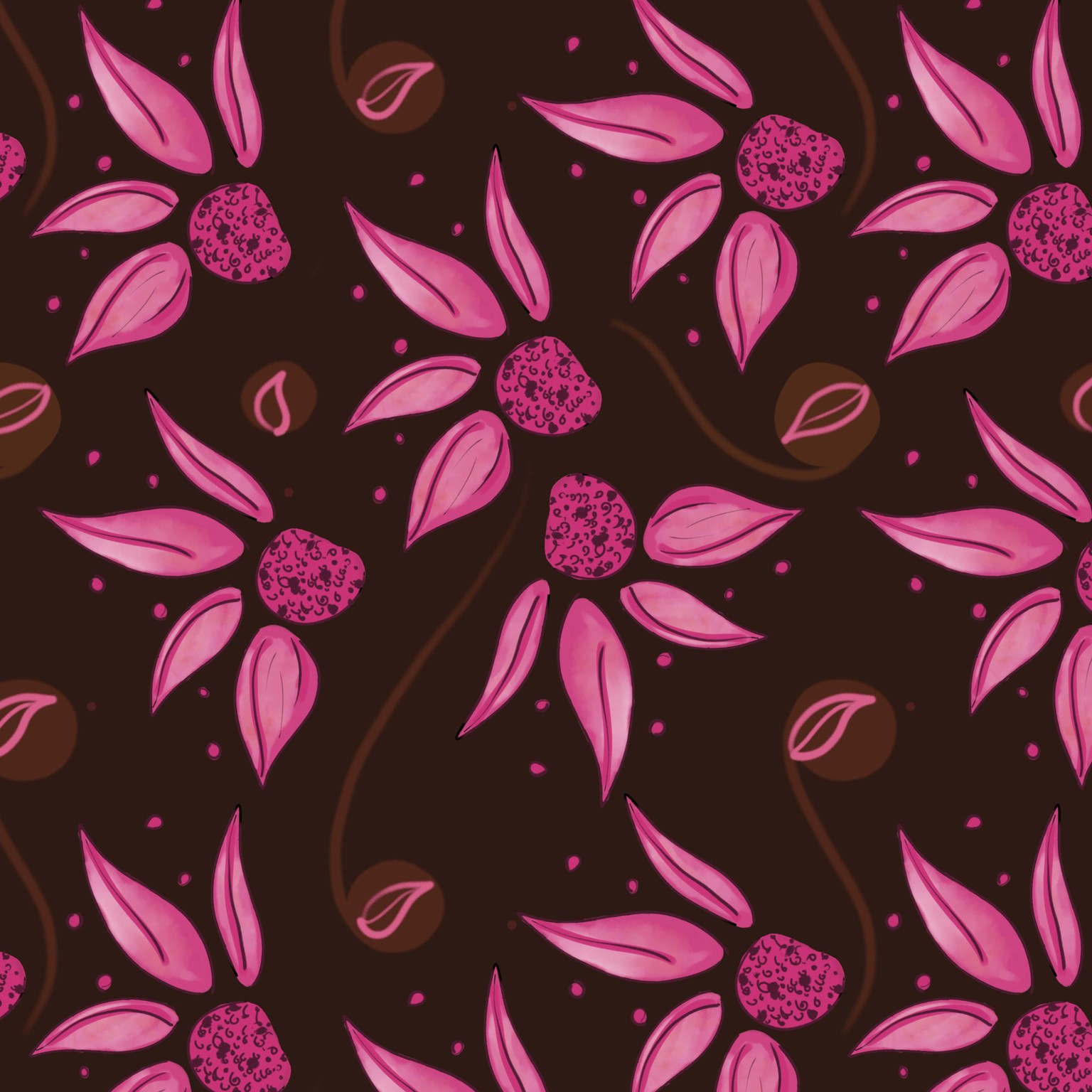 Summer floral pattern! - image 2 - student project
