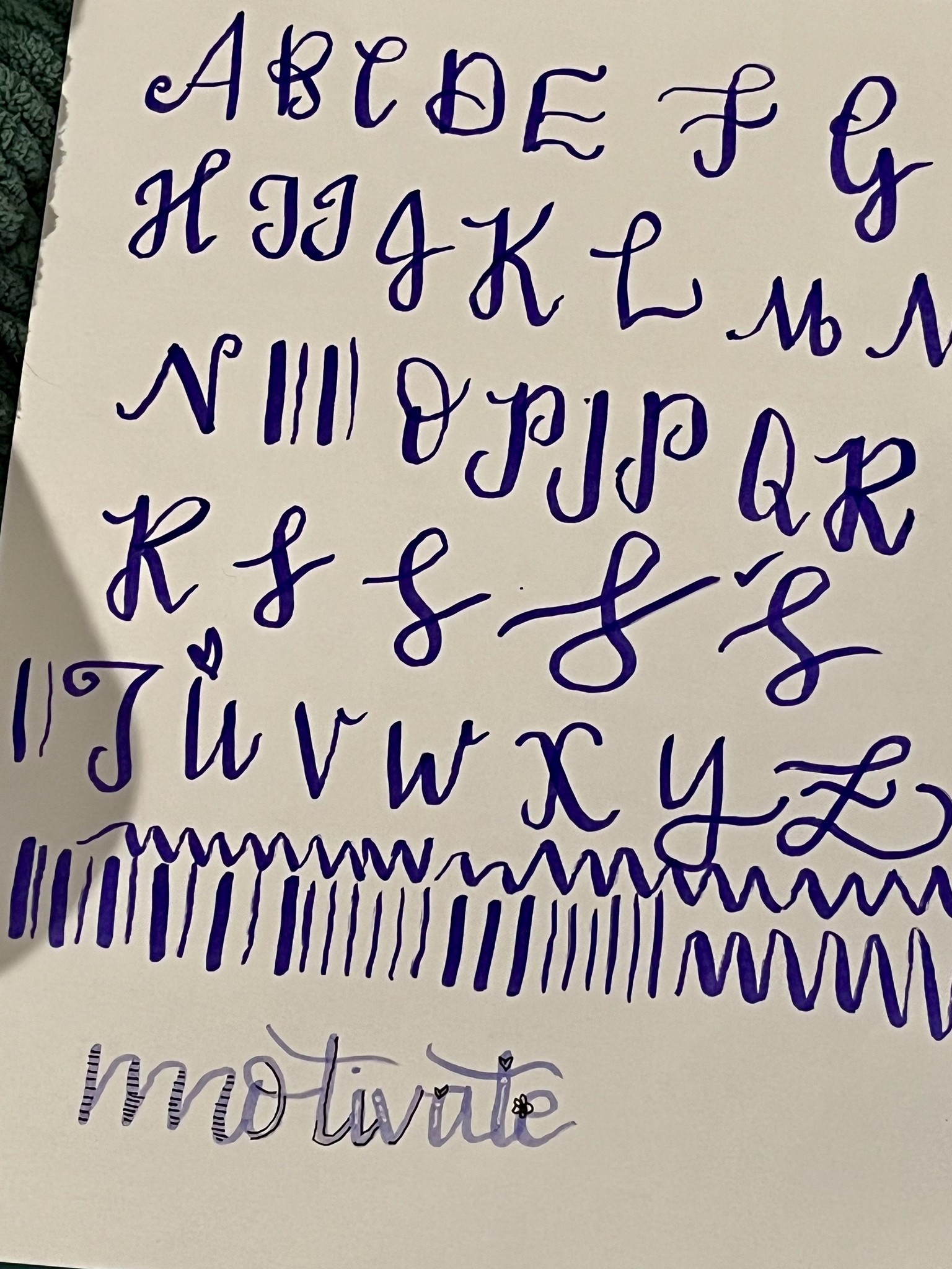 Lettering practice - image 1 - student project