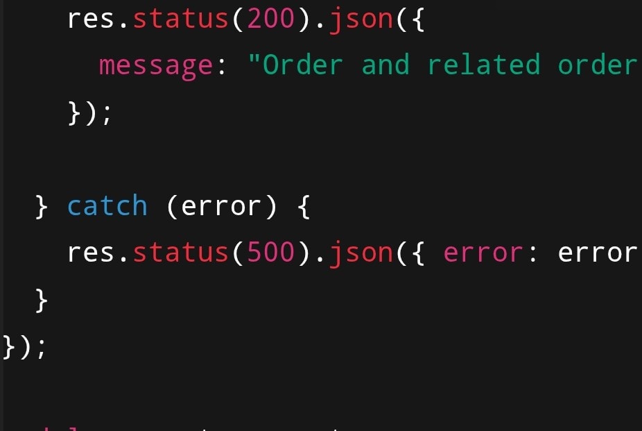 Node. js Code with Mongoose, - image 3 - student project