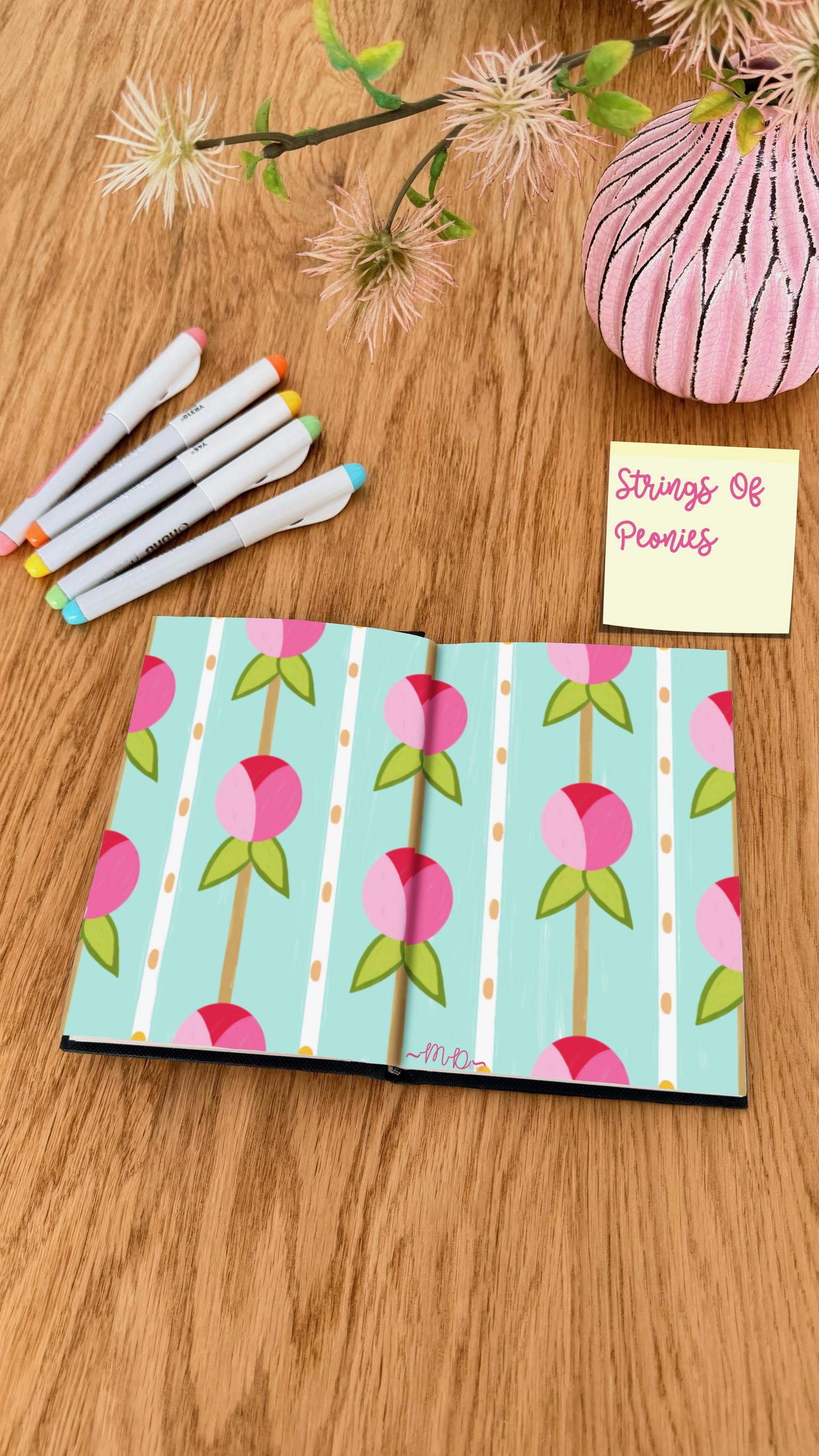 14 Acrylic Marker Florals - Sketchbook - image 2 - student project