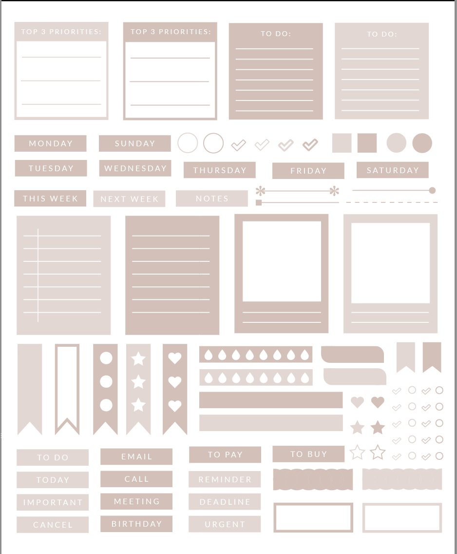 Sticker Set :) - image 1 - student project
