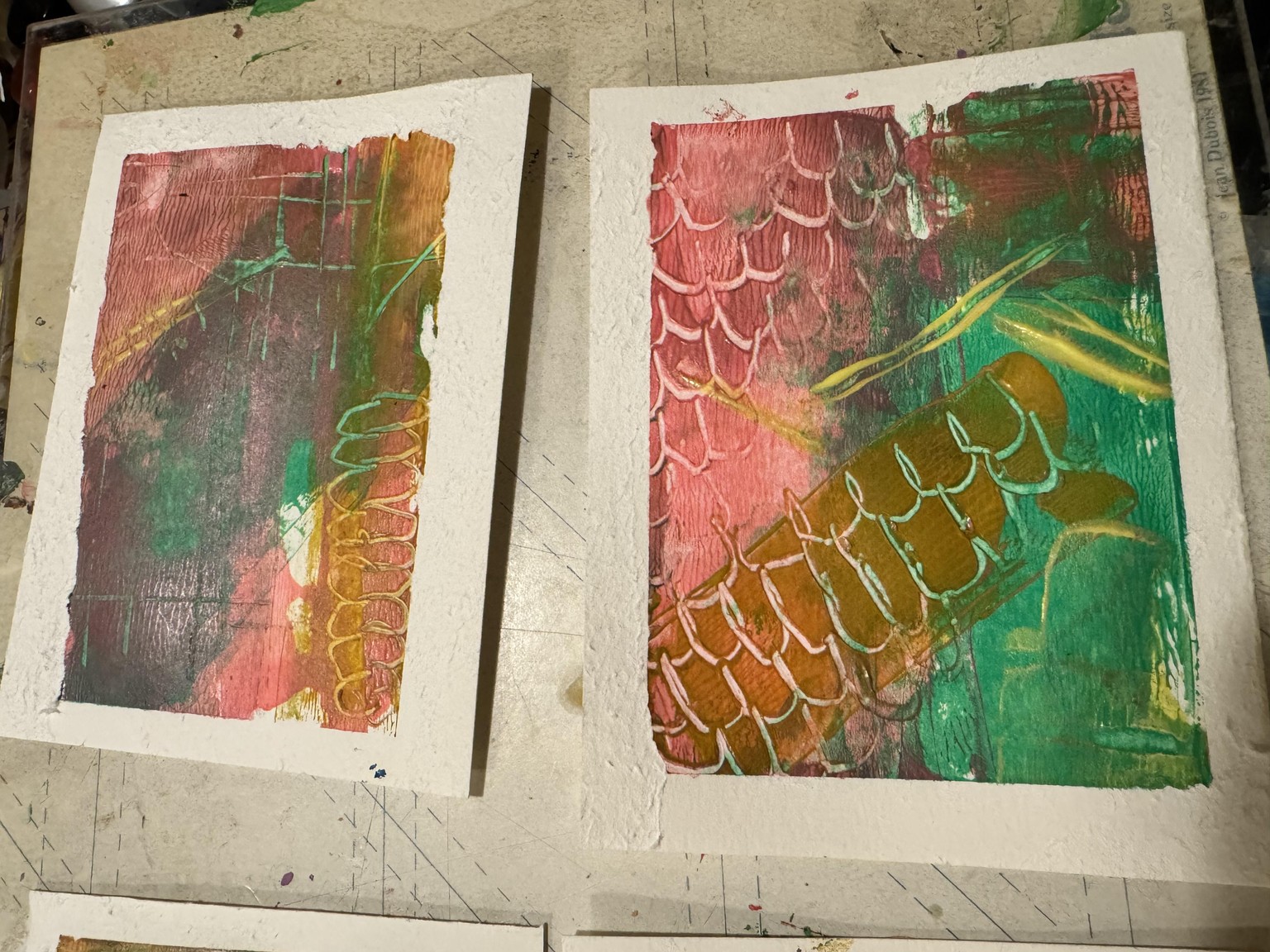 Brayer abstracts - image 2 - student project