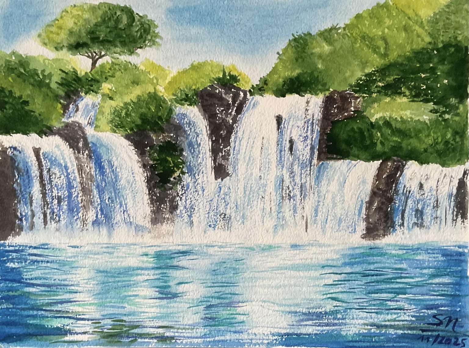 Waterfall - image 1 - student project
